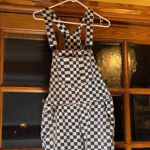 UNIF Black and White Checkered Apparel